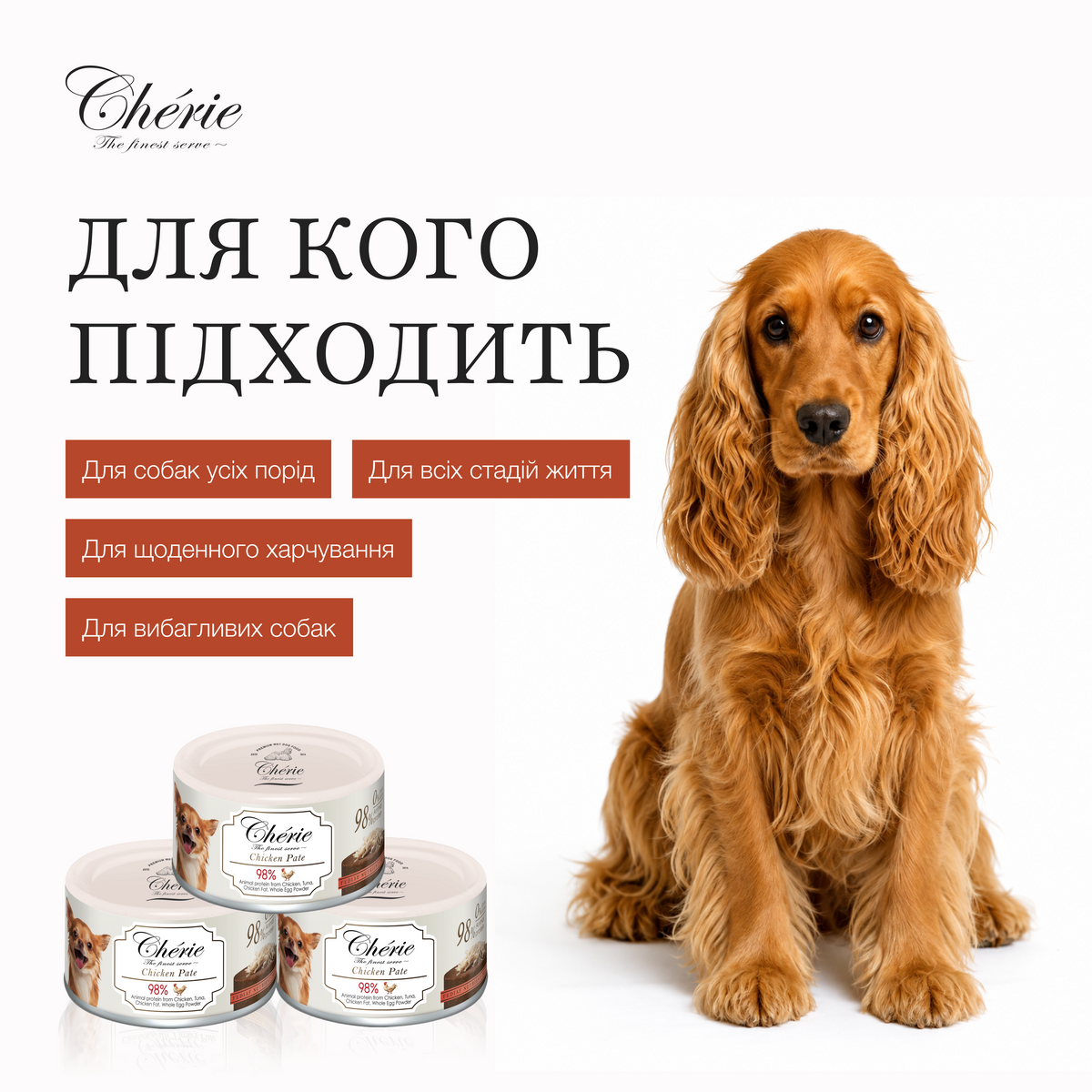 ПАШТЕТ ІЗ КУРКОЮ ДЛЯ СОБАК, 80 г