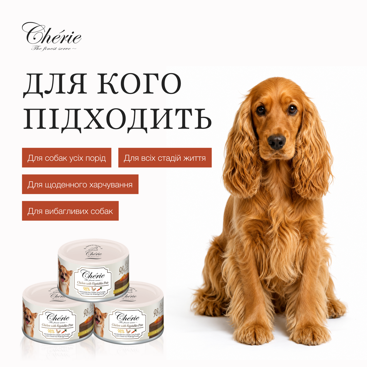 ПАШТЕТ ІЗ КУРКОЮ ТА ОВОЧАМИ ДЛЯ СОБАК, 80 г