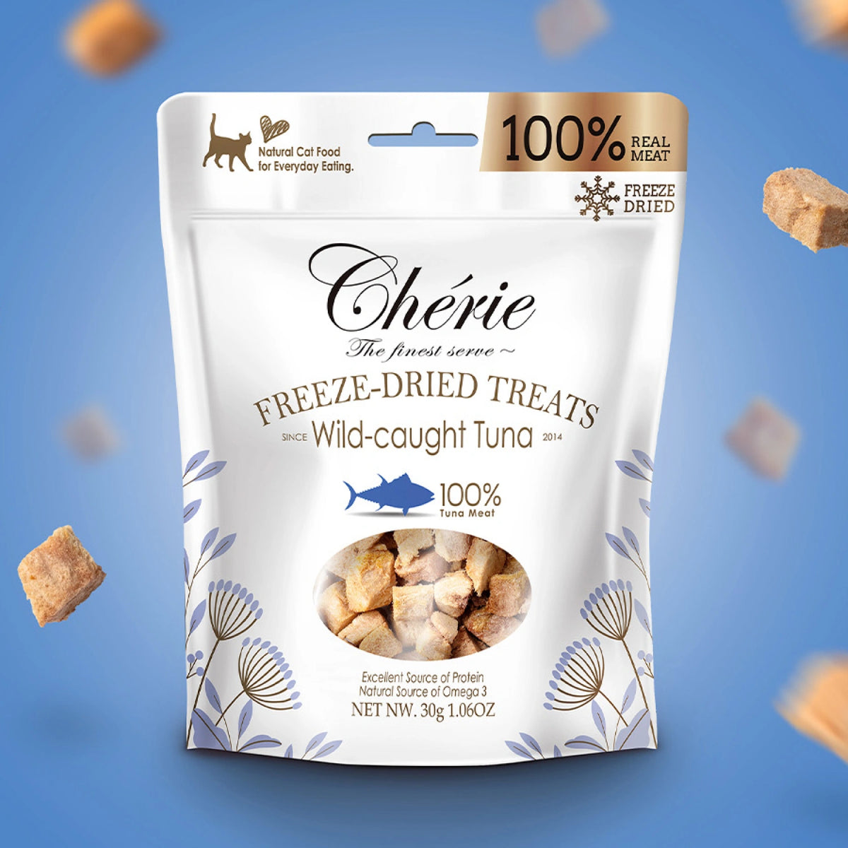 CHÉRIE СУБЛІМОВАНІ ЛАСОЩІ З ТУНЦЯ 30 г.