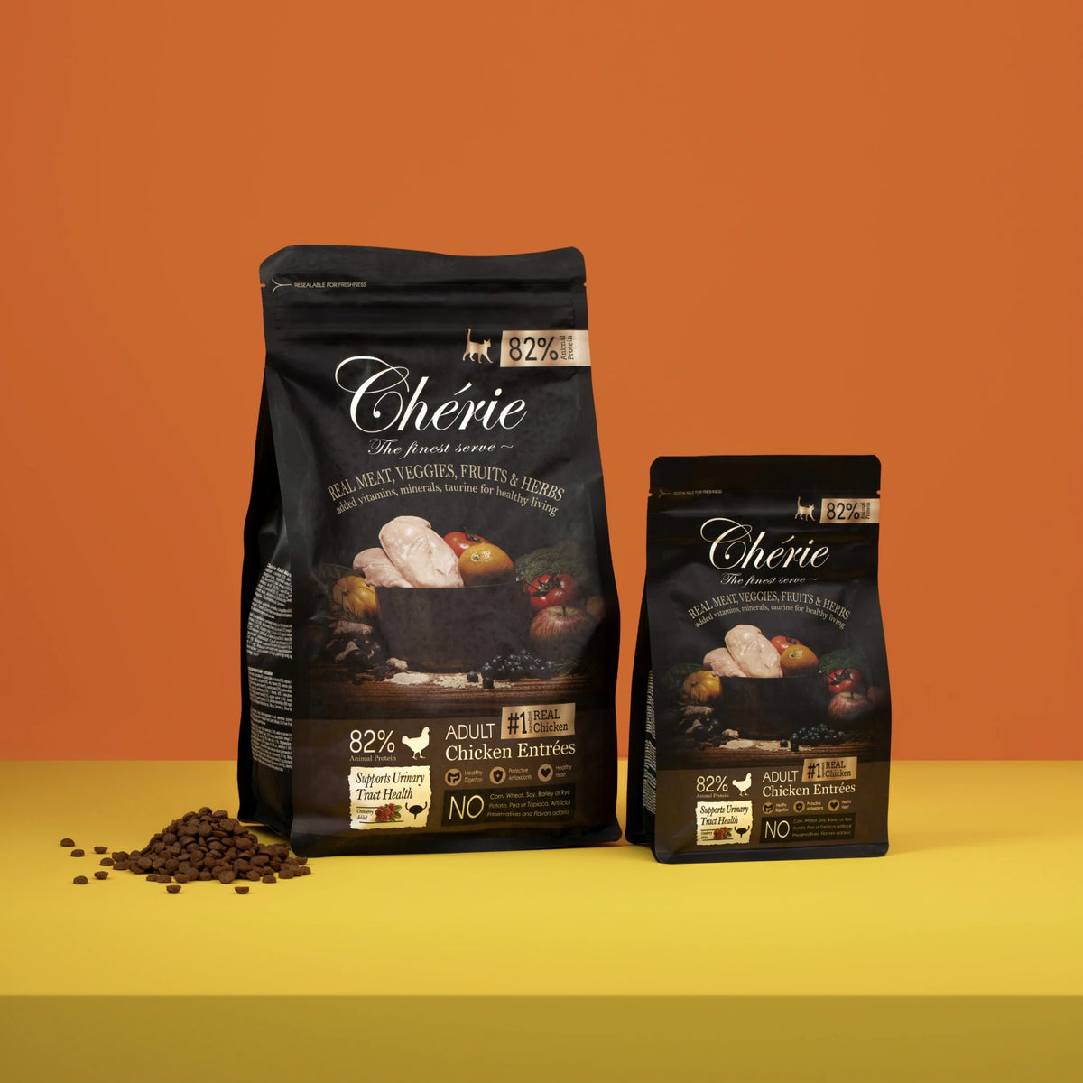 CHÉRIE СУХИЙ КОРМ З КУРКОЮ 400 г.