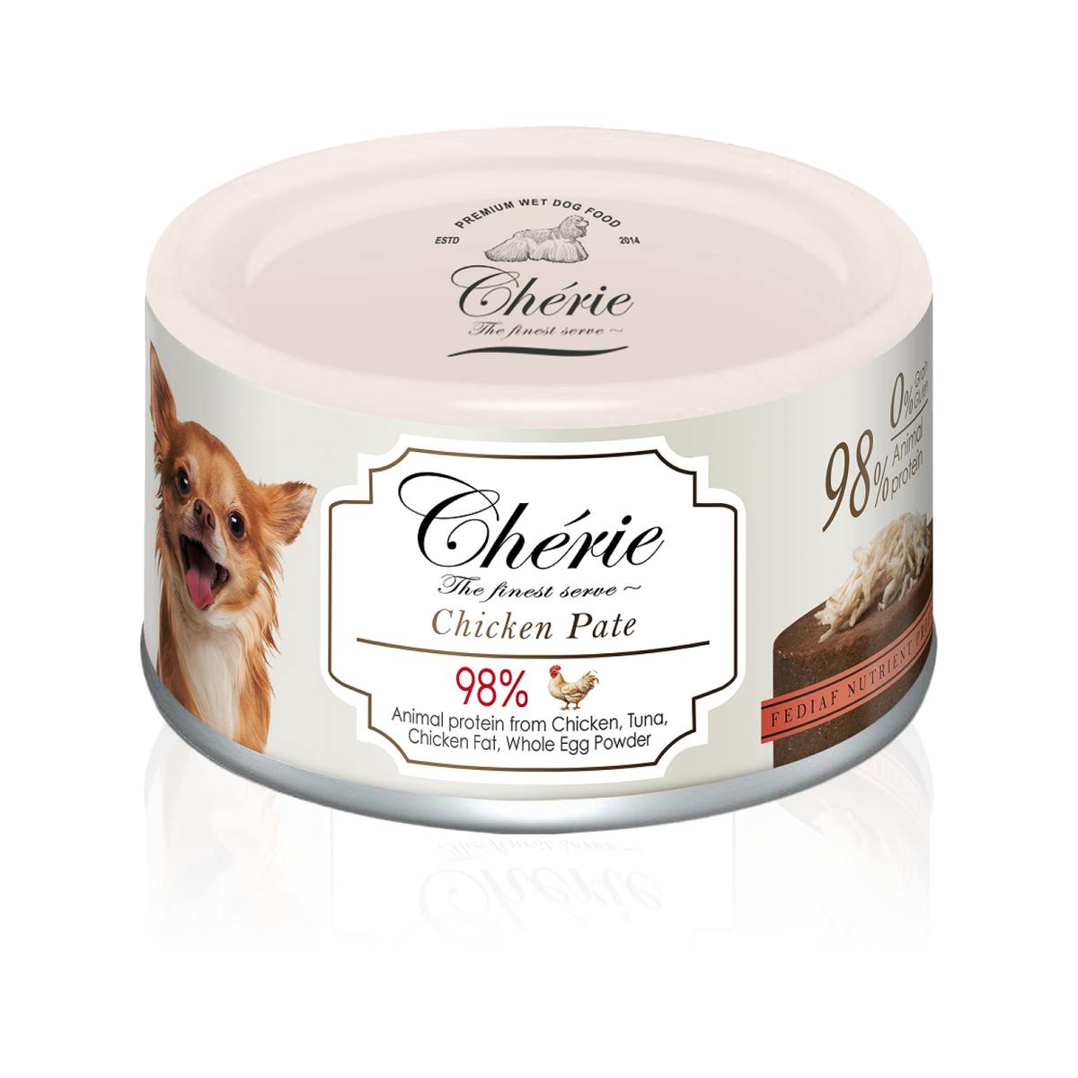 Chérie Pate Вологий корм Паштет з Куркою для собак 80 г.