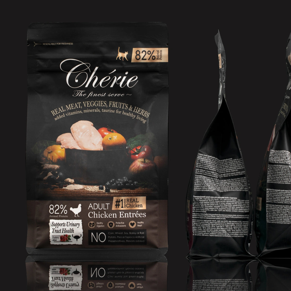 CHÉRIE СУХИЙ КОРМ З КУРКОЮ 400 г.