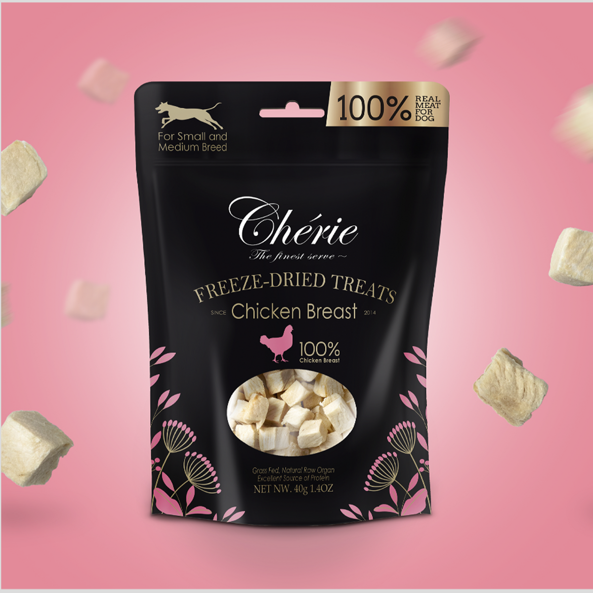 Chérie Сублімовані ласощі з Курки для собак 40 г.