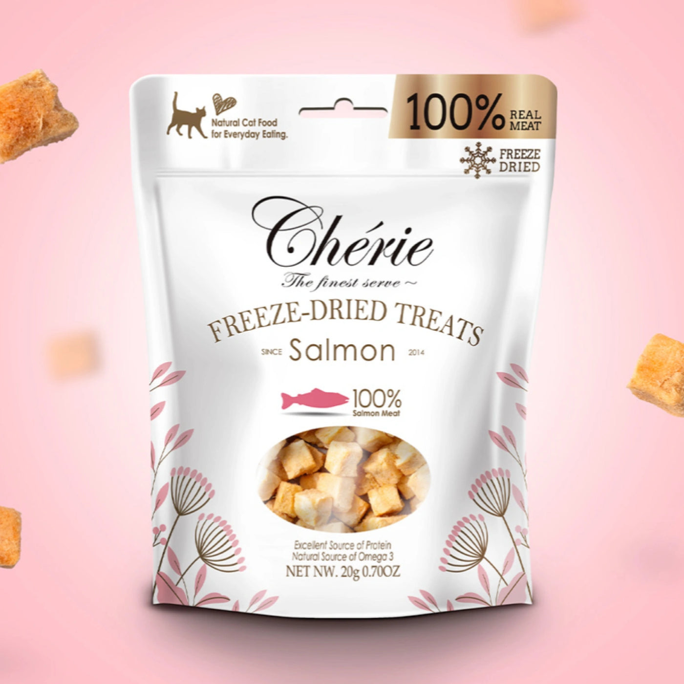 CHÉRIE СУБЛІМОВАНІ ЛАСОЩІ З ЛОСОСЯ 25 г.