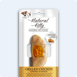 ЛАСОЩІ ДЛЯ КОТІВ КУРКА НА ГРИЛІ В ГАРБУЗОВОМУ СОУСІ 30 г