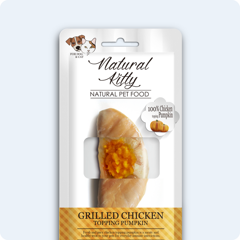 ЛАСОЩІ ДЛЯ КОТІВ КУРКА НА ГРИЛІ В ГАРБУЗОВОМУ СОУСІ 30 г