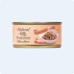 ВОЛОГИЙ КОРМ ДЛЯ КОТІВ КУРЯЧЕ ФІЛЕ ТА КУРЯЧЕ СЕРЦЕ В СОУСІ 70 г