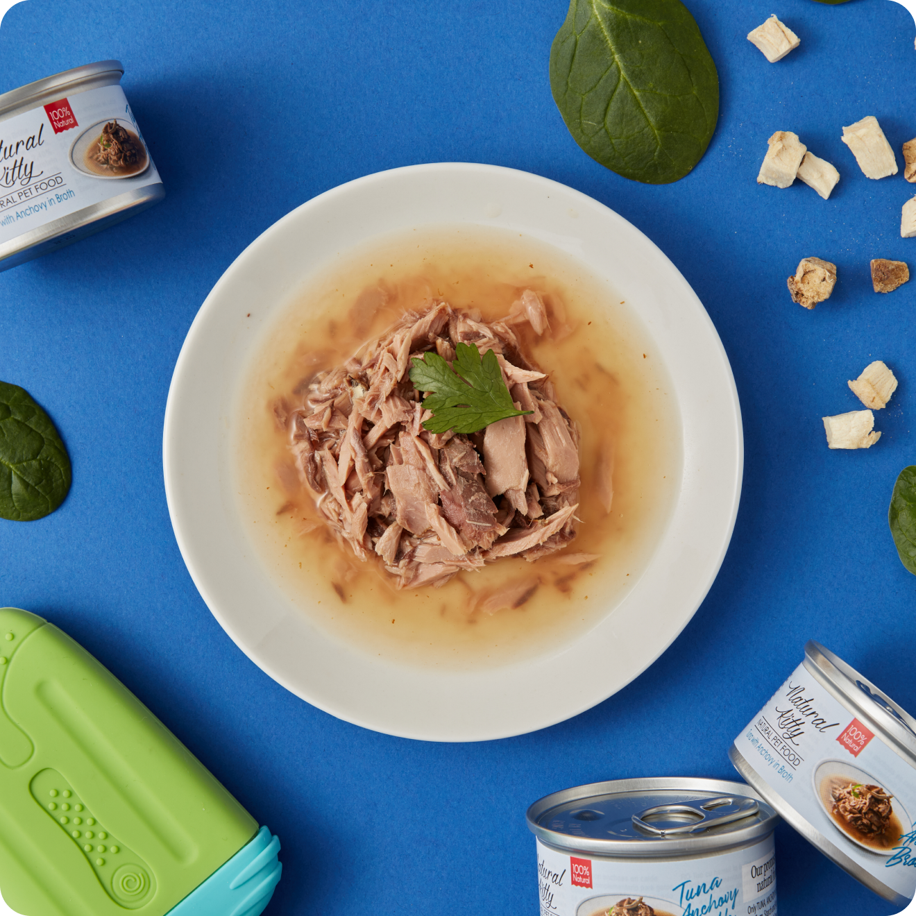 ВОЛОГИЙ КОРМ ТУНЕЦЬ З АНЧОУСАМИ У БУЛЬЙОНІ ДЛЯ КОТІВ 80 г