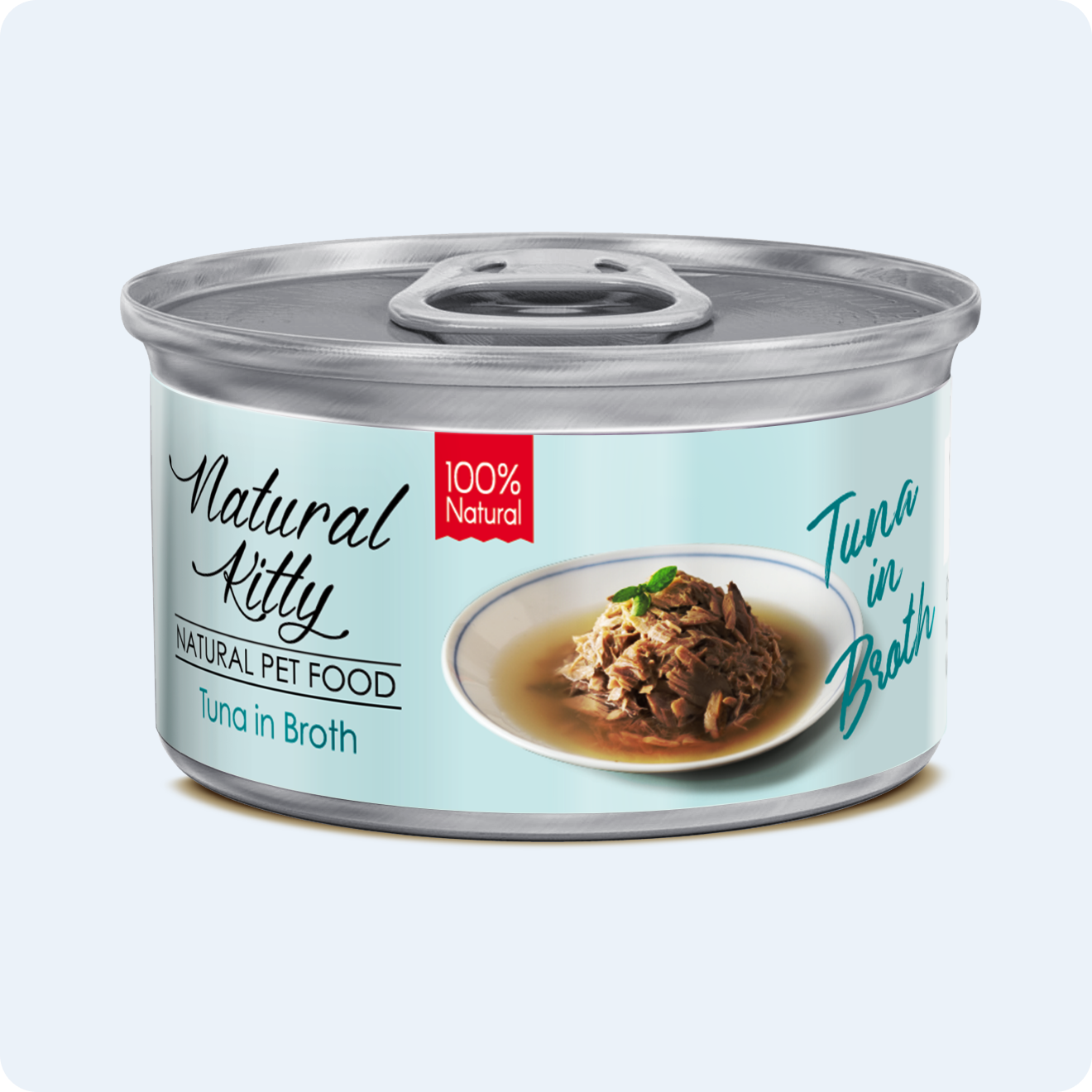 ВОЛОГИЙ КОРМ ТУНЕЦЬ У БУЛЬЙОНІ ДЛЯ КОТІВ 80 г