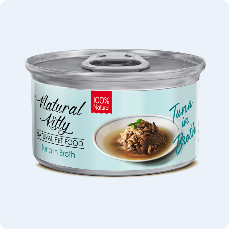 ВОЛОГИЙ КОРМ ТУНЕЦЬ У БУЛЬЙОНІ ДЛЯ КОТІВ 80 г