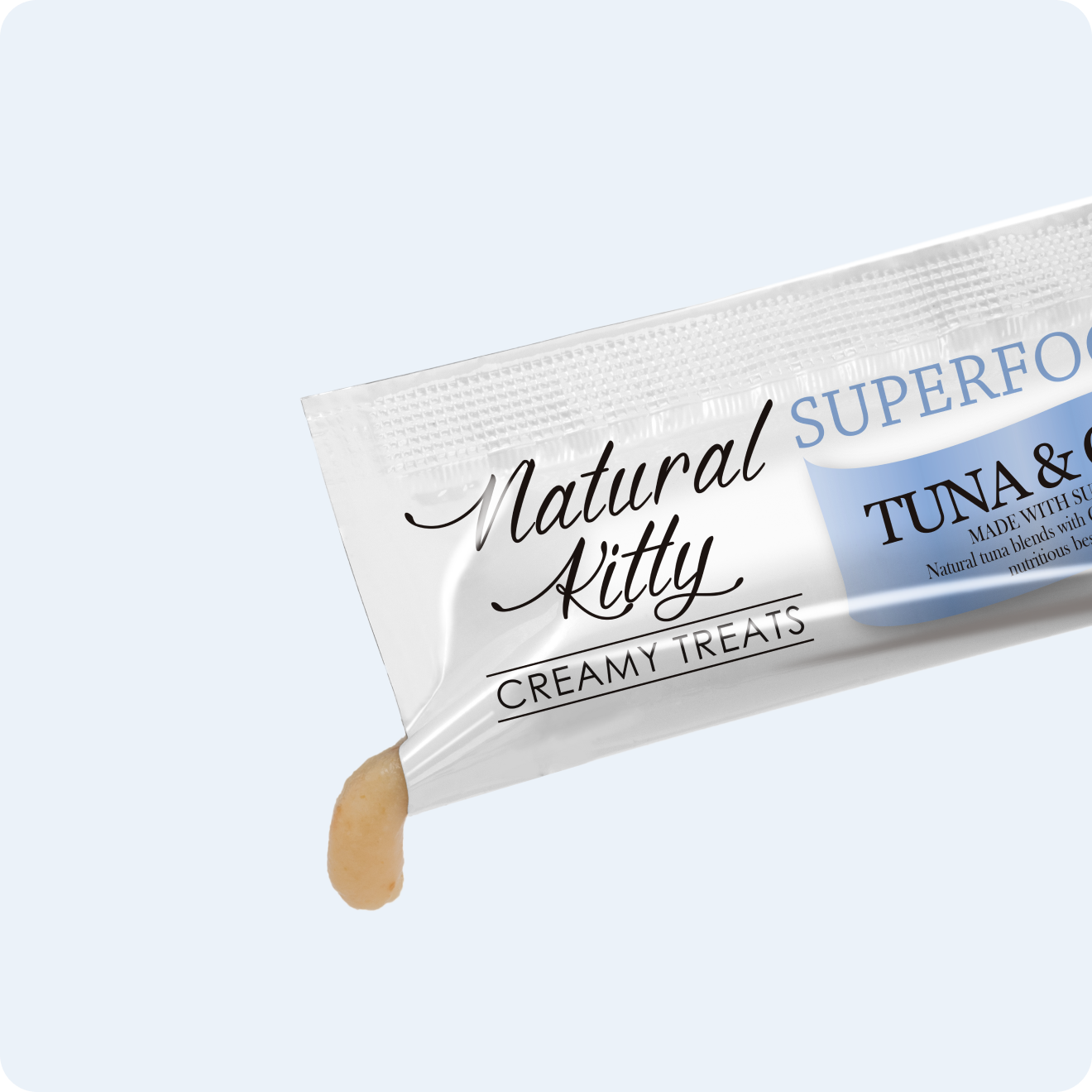 СУПЕРФУД ДЛЯ КОТІВ З ТУНЦЕМ ТА НАСІННЯМ ЧІА 4х12 г