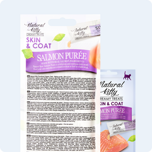 ФУНКЦІОНАЛЬНІ СТІКИ З ЛОСОСЕМ ДЛЯ КОТІВ | SKIN and COAT 4х12 г