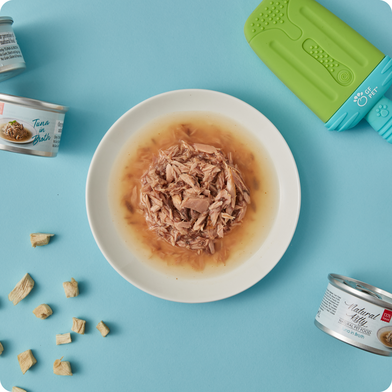 ВОЛОГИЙ КОРМ ТУНЕЦЬ У БУЛЬЙОНІ ДЛЯ КОТІВ 80 г