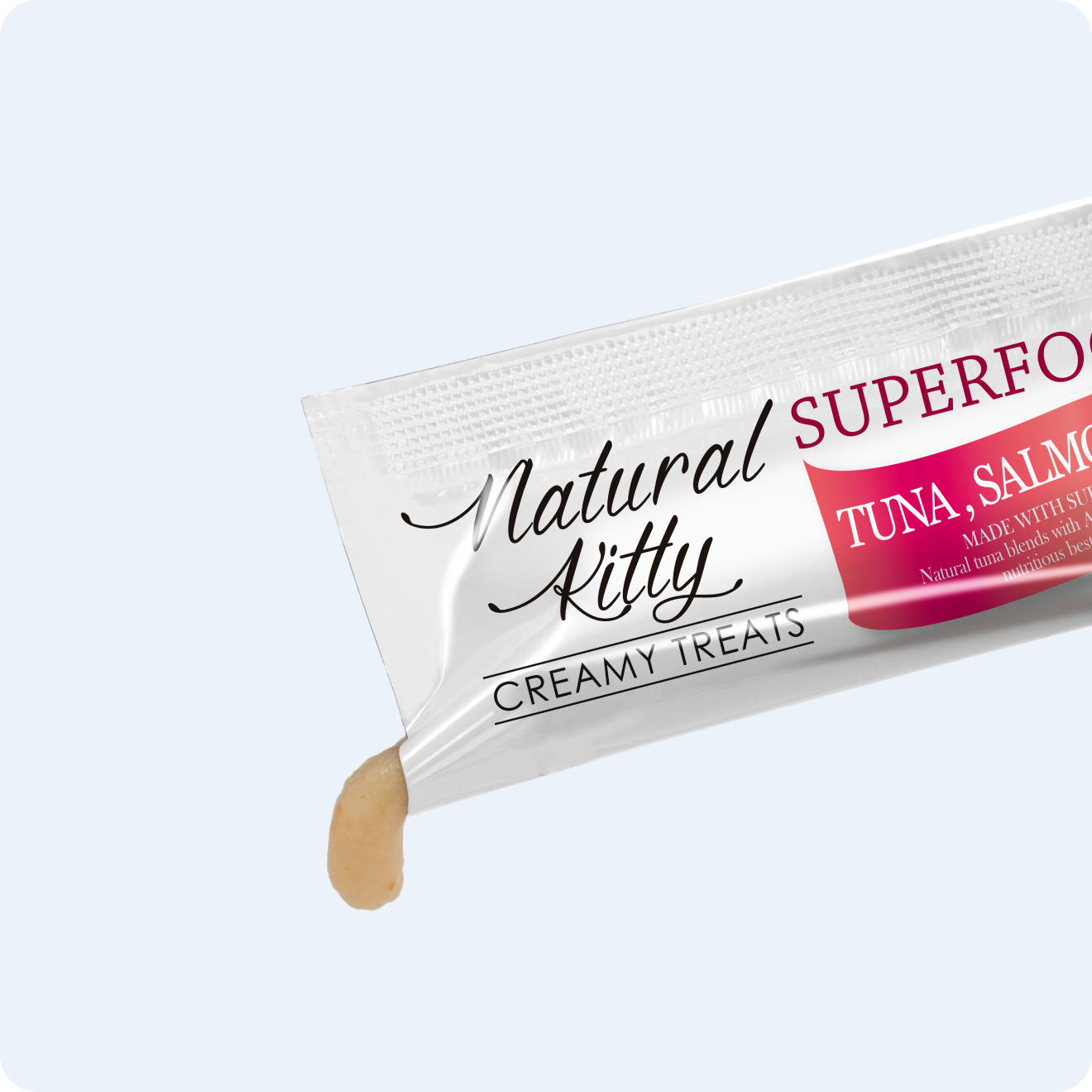 СУПЕРФУД ДЛЯ КОТІВ З ТУНЦЯ, ЛОСОСЯ ТА ЖУРАВЛИНИ 4х12 г