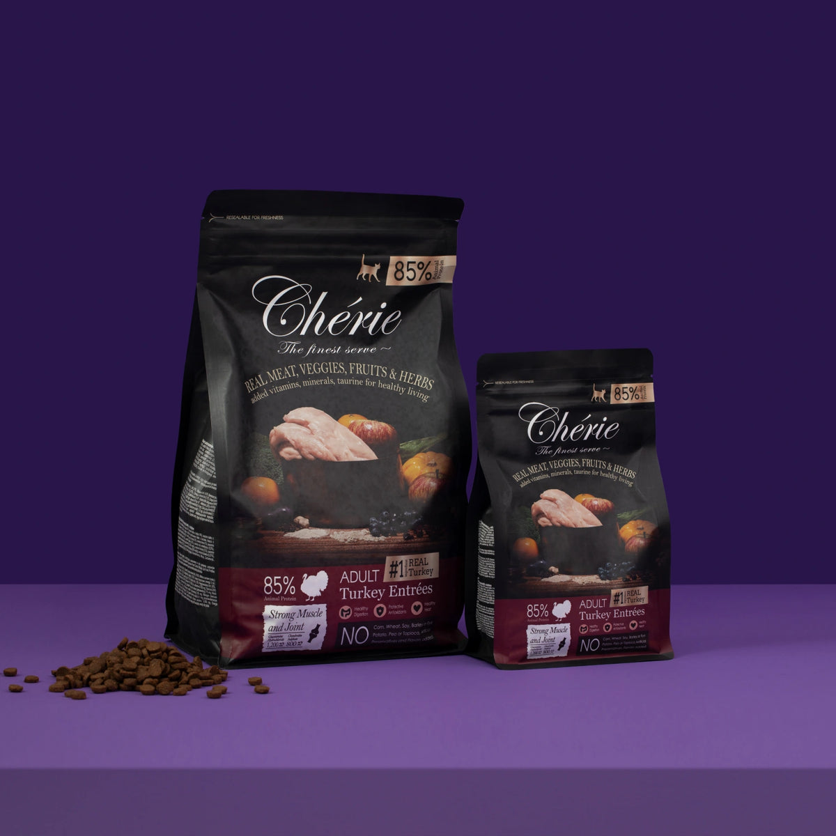 CHÉRIE СУХИЙ КОРМ З ІНДИЧКИ 2 кг