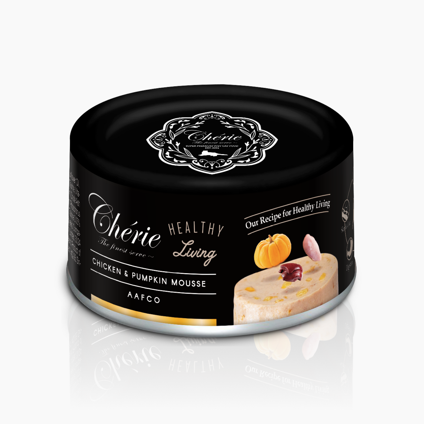 CHÉRIE МУС З КУРКИ ТА ГАРБУЗА 80 г.