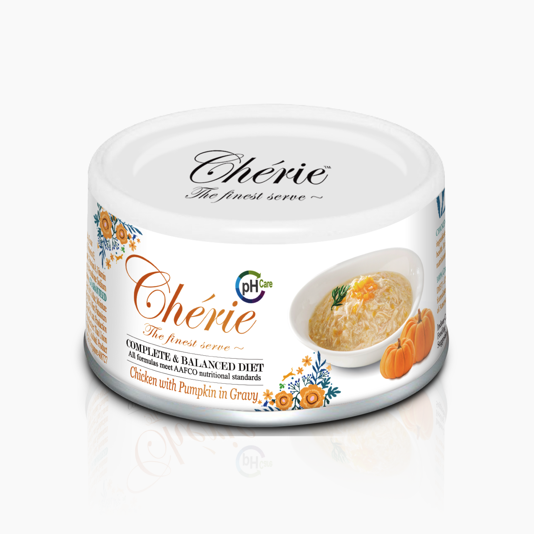 CHÉRIE МІКС КУРКИ ТА ГАРБУЗА В СОУСІ 80 г.