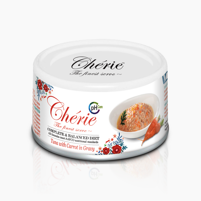 CHÉRIE МІКС ТУНЦЯ ТА МОРКВИ В СОУСІ 80 г.