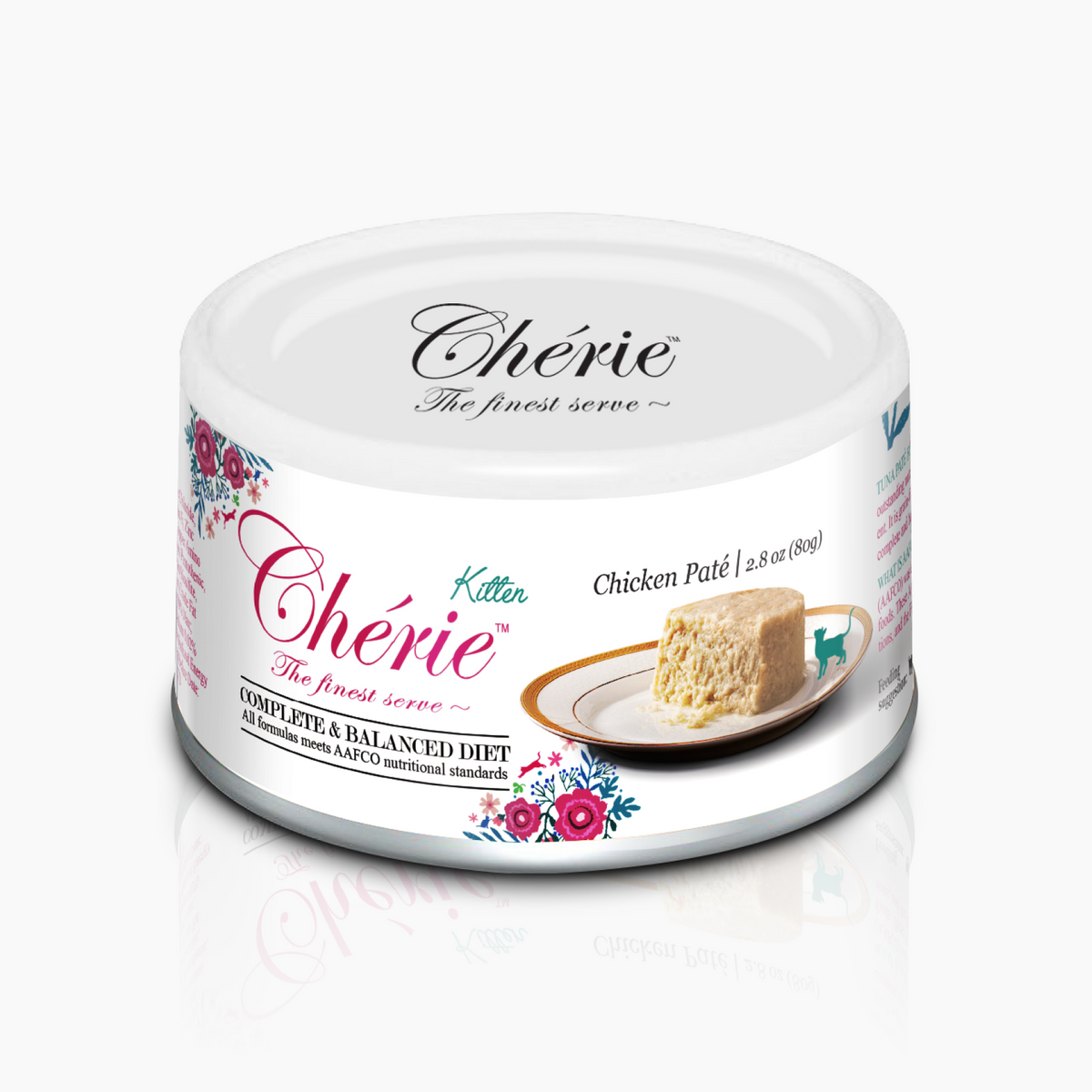 CHÉRIE МУС З КУРКИ ДЛЯ КОШЕНЯТ 80 г