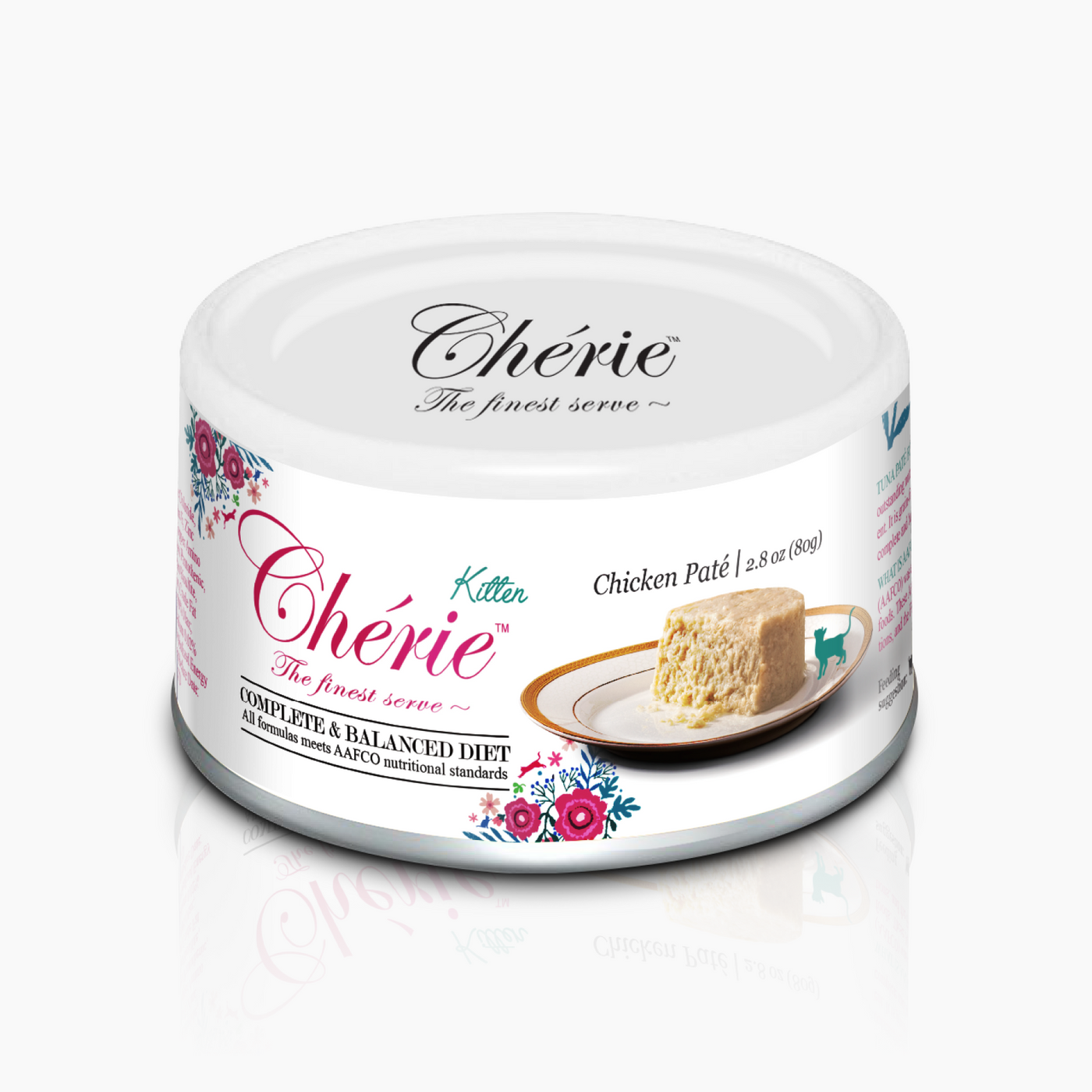 CHÉRIE МУС З КУРКИ ДЛЯ КОШЕНЯТ 80 г