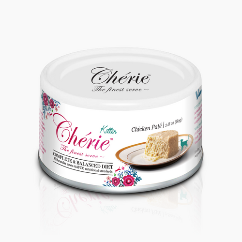 CHÉRIE МУС З КУРКИ ДЛЯ КОШЕНЯТ 80 г.