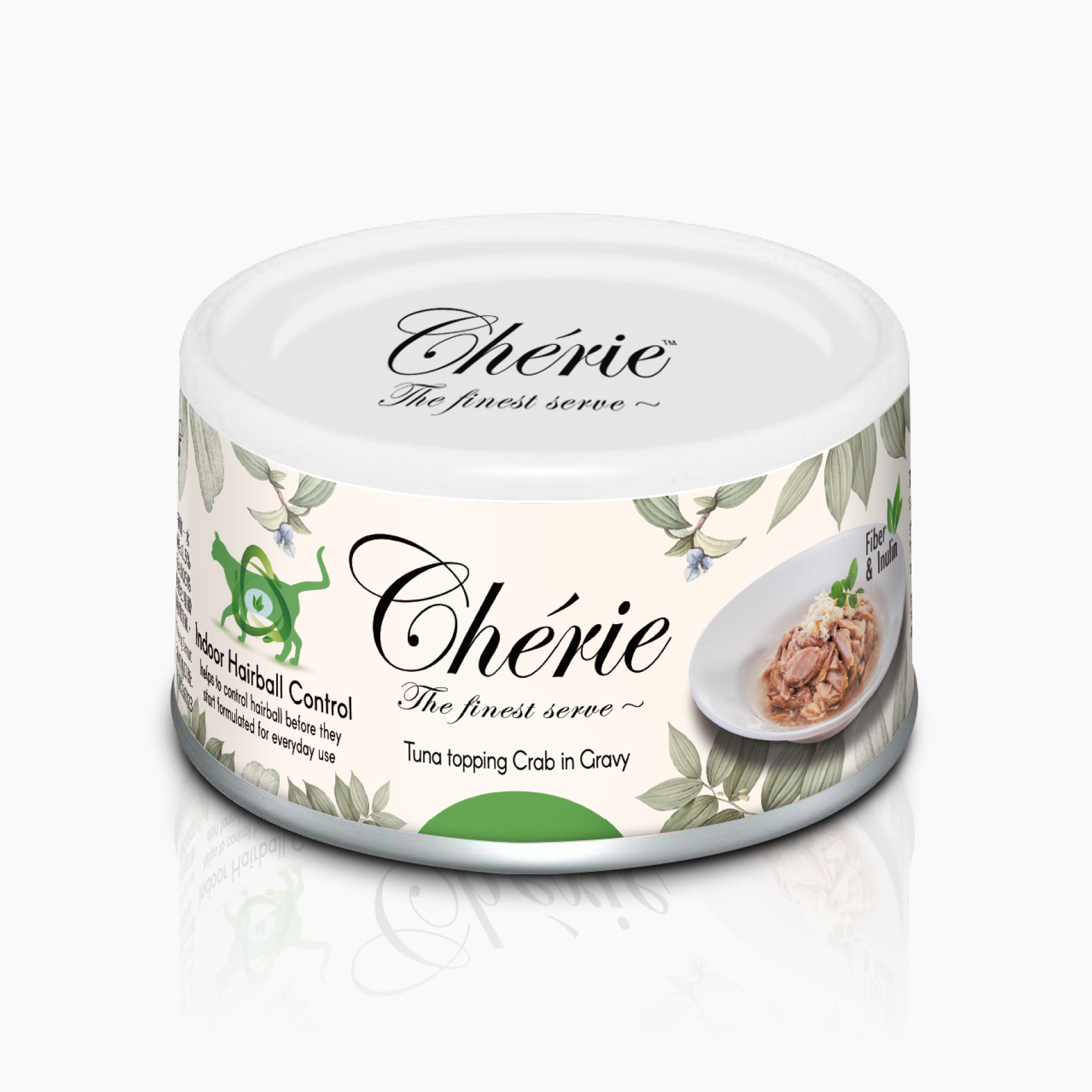 CHÉRIE МІКС ТУНЦЯ ТА КРАБА В СОУСІ 80 г.