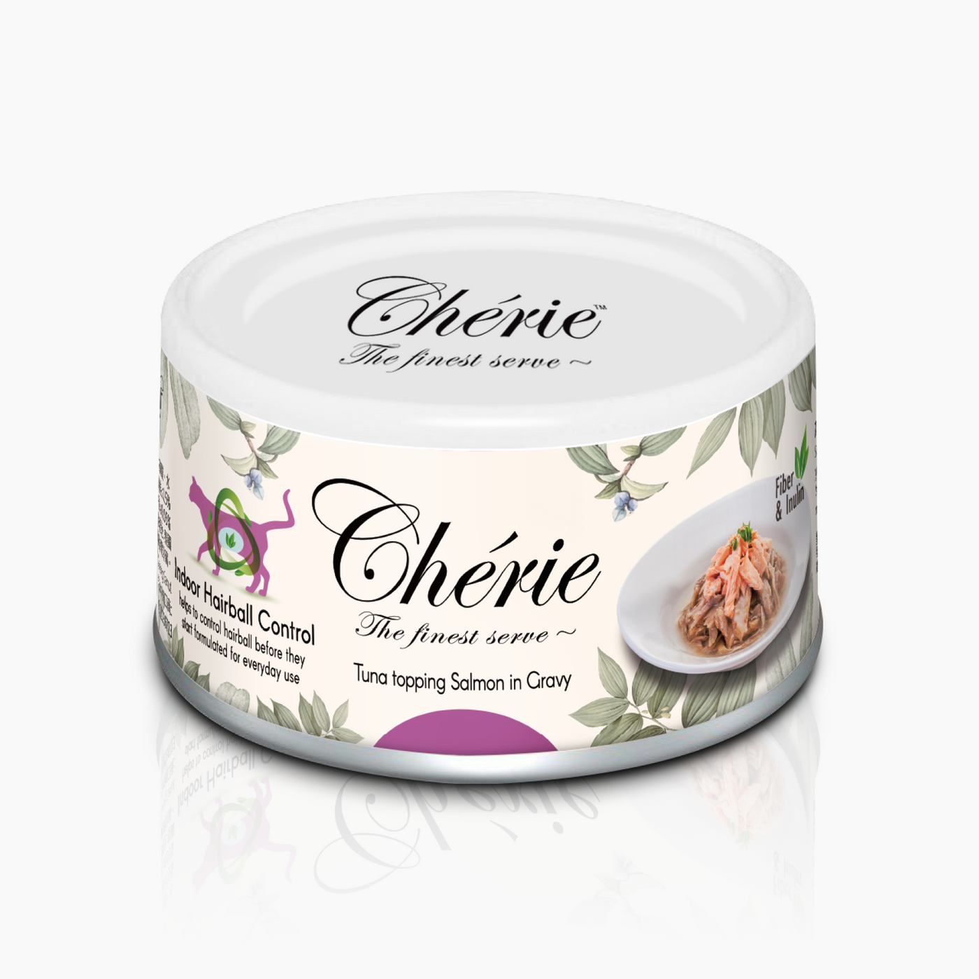 CHÉRIE МІКС ТУНЦЯ ТА ЛОСОСЯ В СОУСІ 80 г.