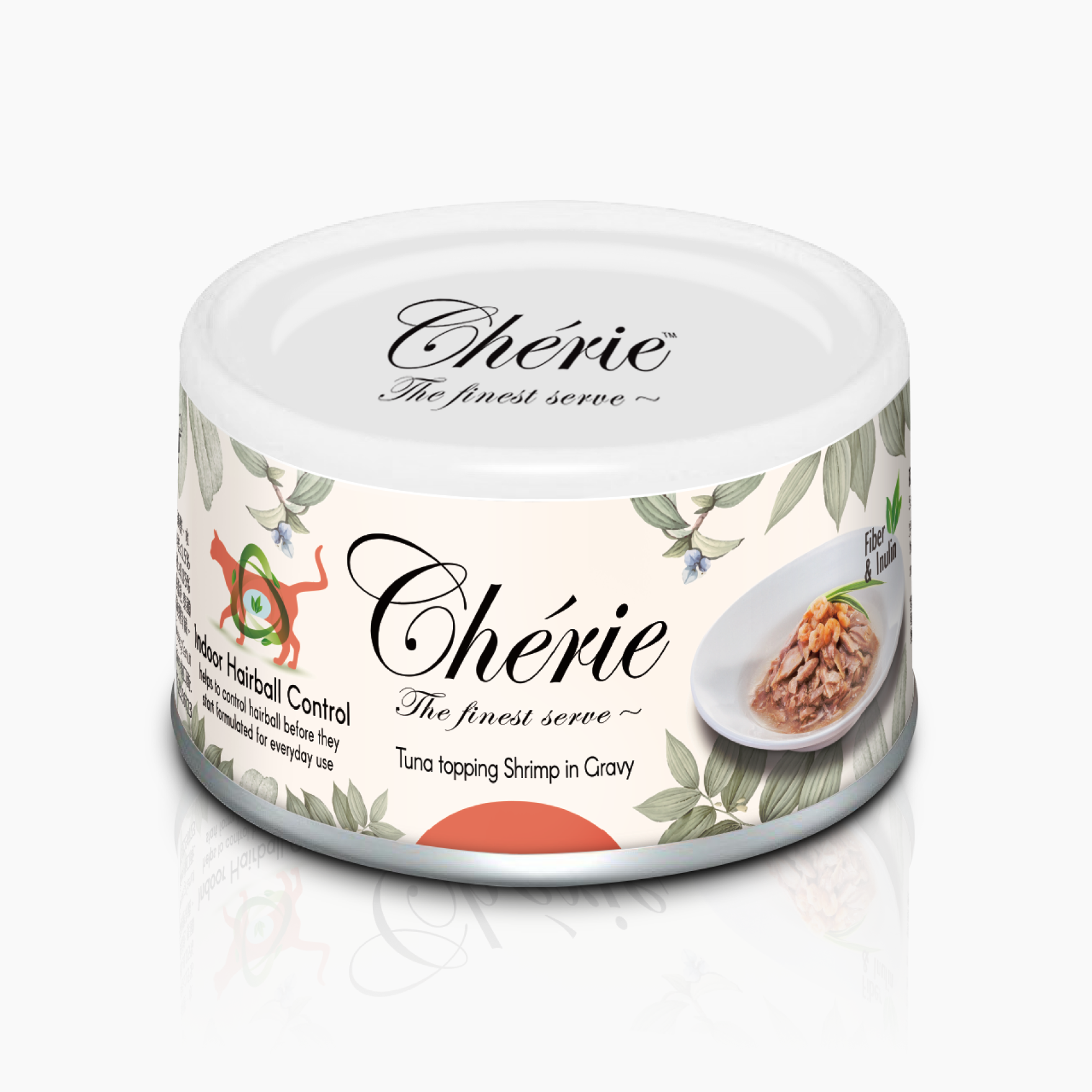 CHÉRIE МІКС ТУНЦЯ ТА КРЕВЕТОК В СОУСІ 80 г.