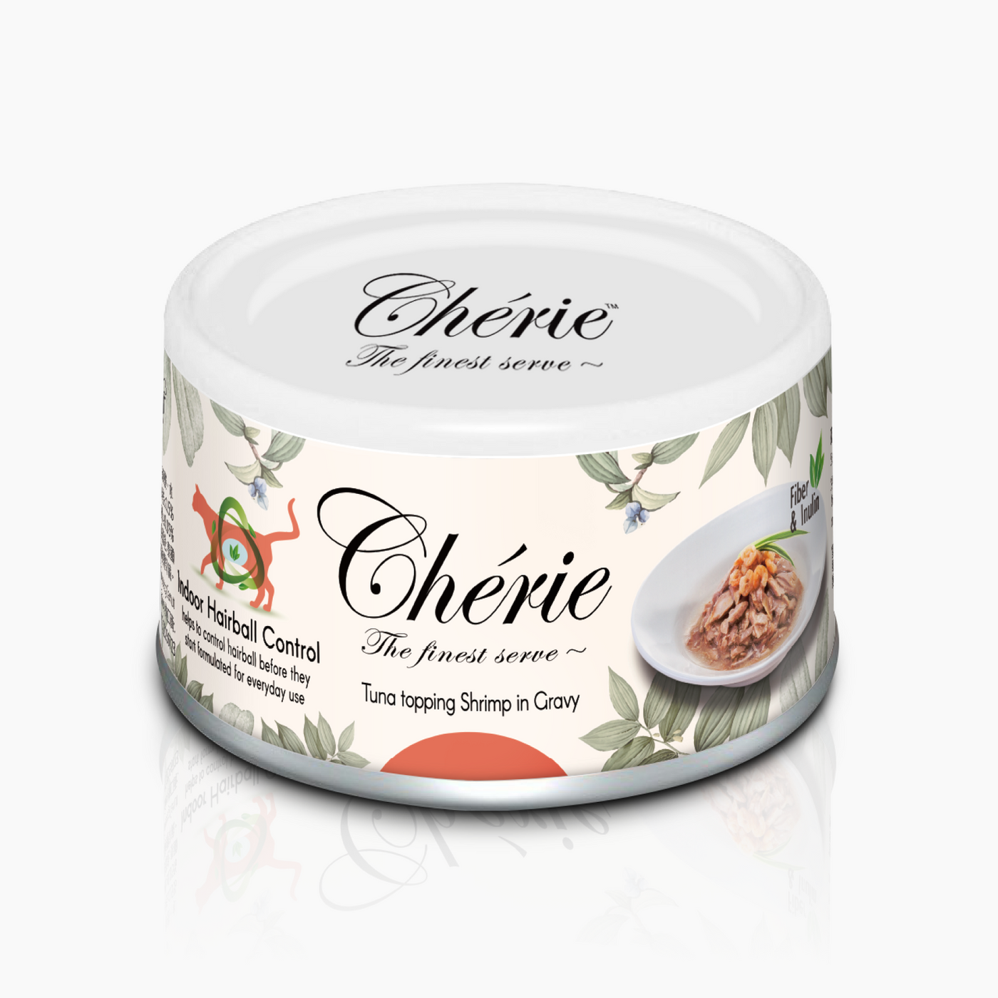 CHÉRIE МІКС ТУНЦЯ ТА КРЕВЕТОК В СОУСІ 80 г.