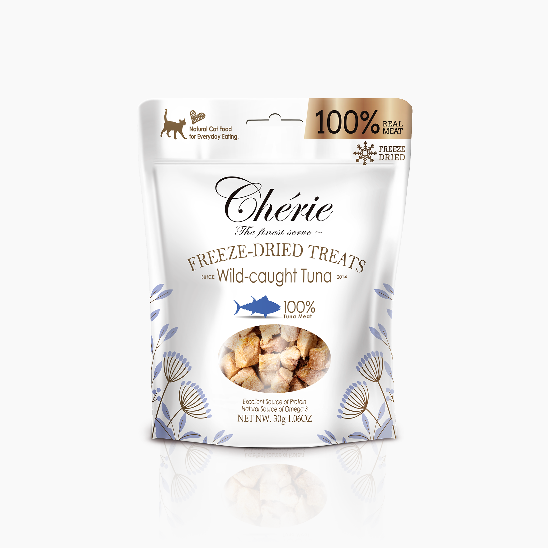 CHÉRIE СУБЛІМОВАНІ ЛАСОЩІ З ТУНЦЯ 30 г.