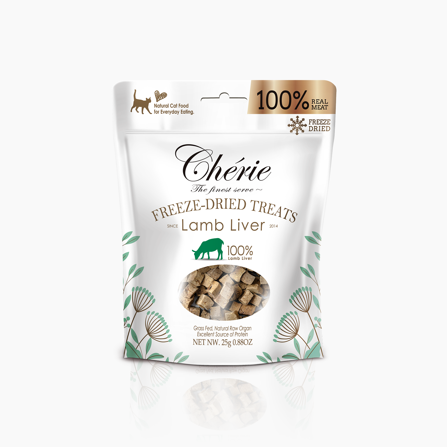 CHÉRIE СУБЛІМОВАНІ ЛАСОЩІ З ПЕЧІНКИ ЯГНЯ 25 г.