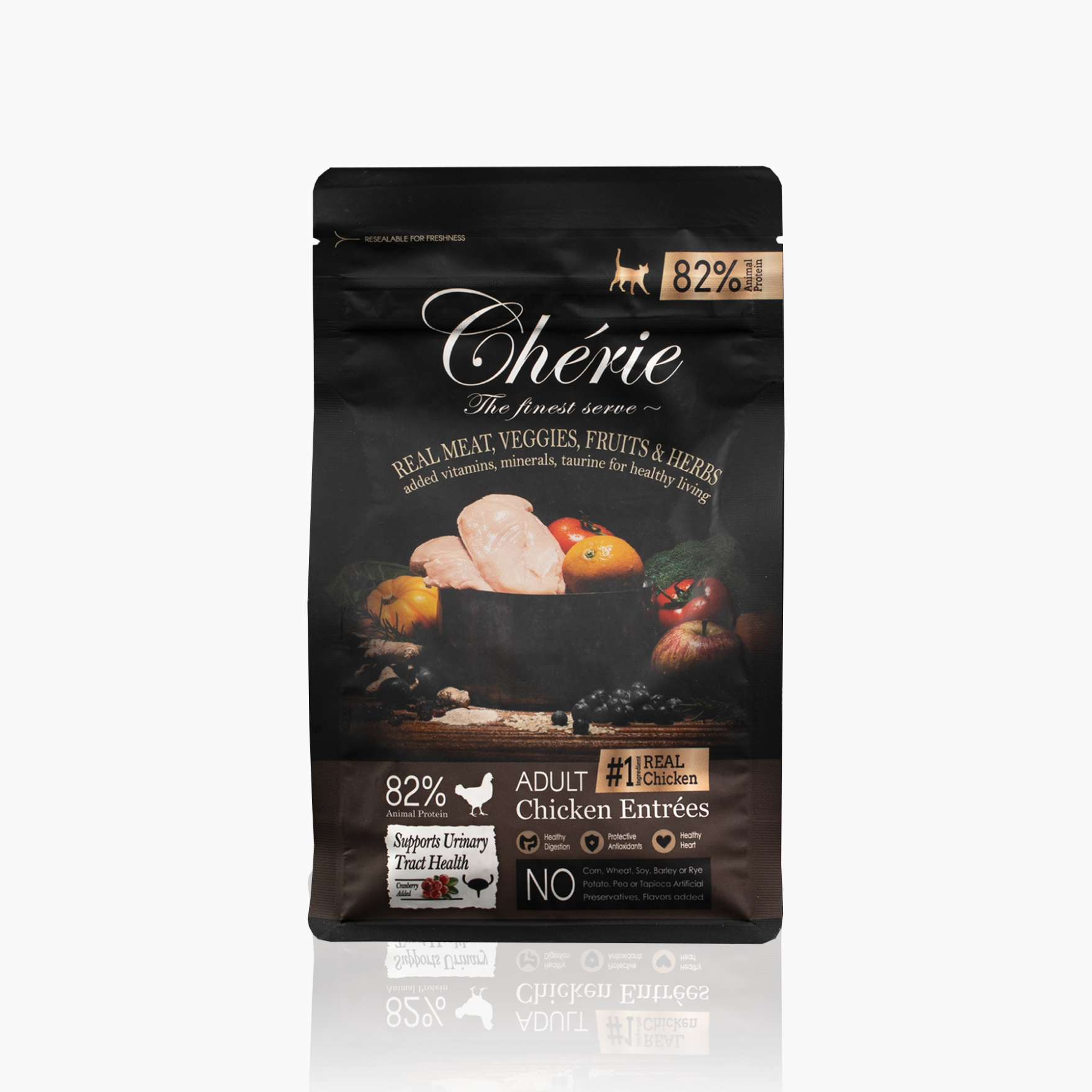 CHÉRIE СУХИЙ КОРМ З КУРКОЮ 400 г.