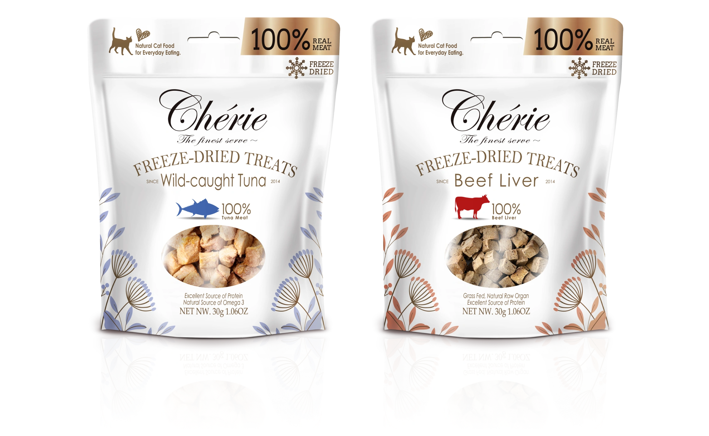 Сублімовані м'ясні та рибні кубики