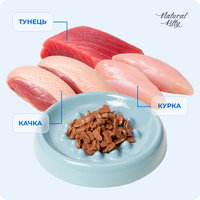 Шматочки тунця, курки та качки в підливі, 85 г preview 5