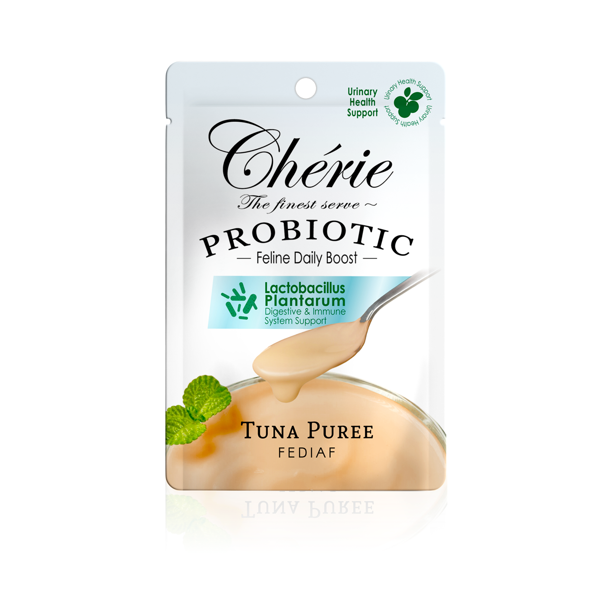 CHÉRIE ПЮРЕ З ТУНЦЕМ ДЛЯ КОТІВ,  ПІДТРИМКА СЕЧОВИВІДНОЇ СИСТЕМИ 40 г