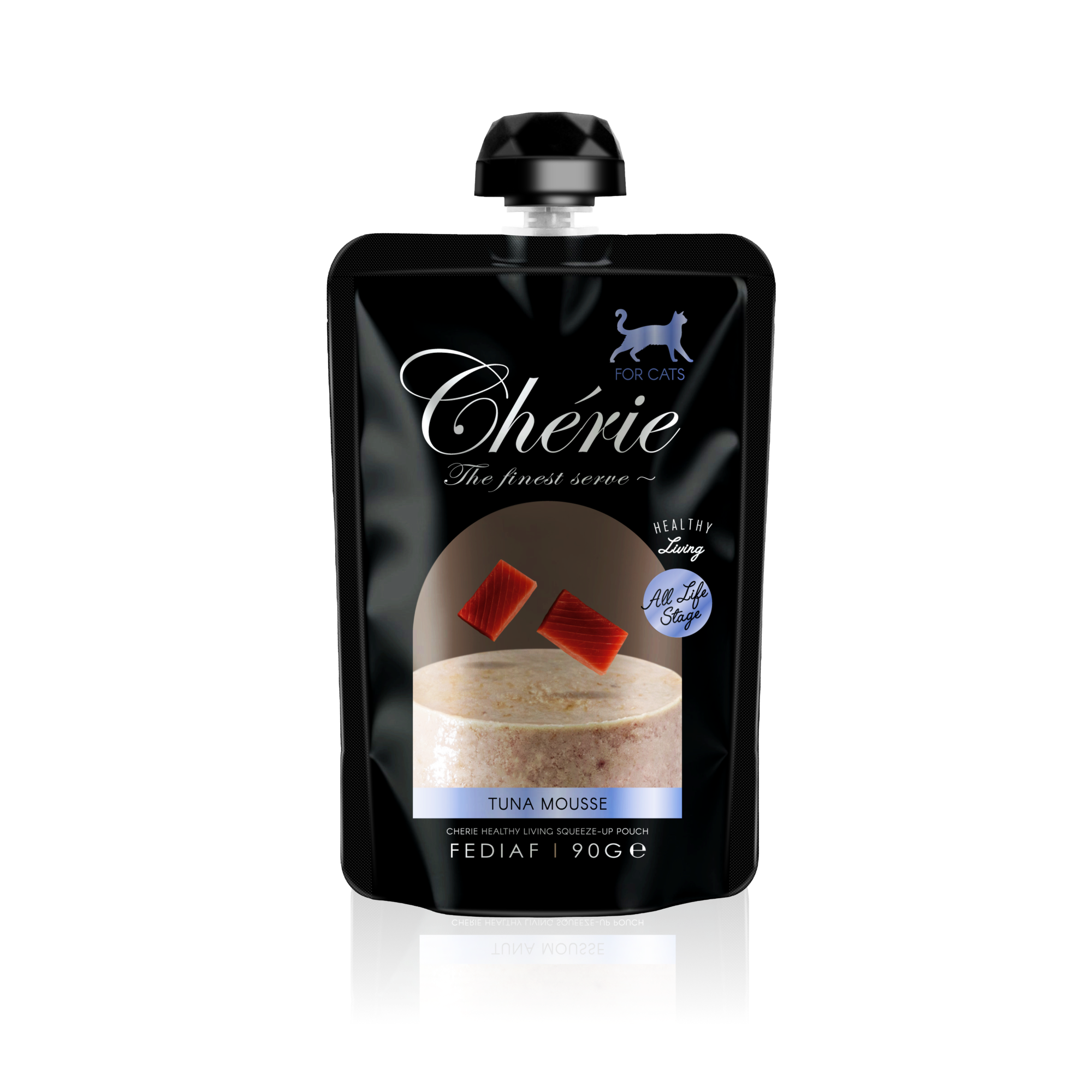 CHÉRIE МУС З ТУНЦЯ ДЛЯ КОТІВ РІЗНОГО ВІКУ 90 г