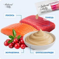 Суперфуд з тунцем, лососем та журавлиною, 4х12 г preview 7