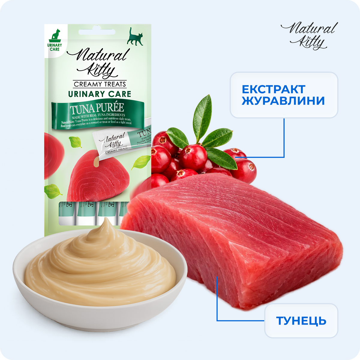 Функціональні стіки з тунцем | Urinary Care, 4х12 г
